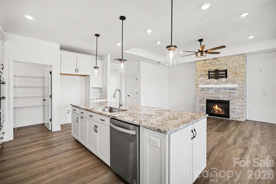 Furnished interior view inside a new home in Carolina Riverside, Belmont (Image 15).