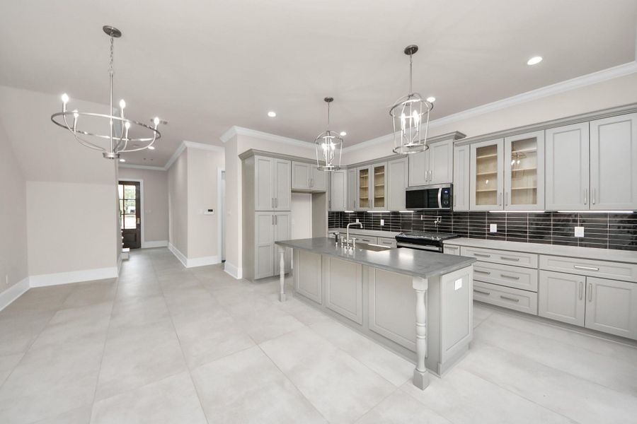 Furnished interior view inside a new home in , Houston (Image 8).