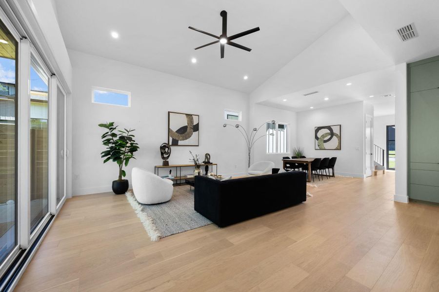Furnished interior view inside a new home in , Austin (Image 12). Furnished interior view inside a new home in , Austin (Image 12).