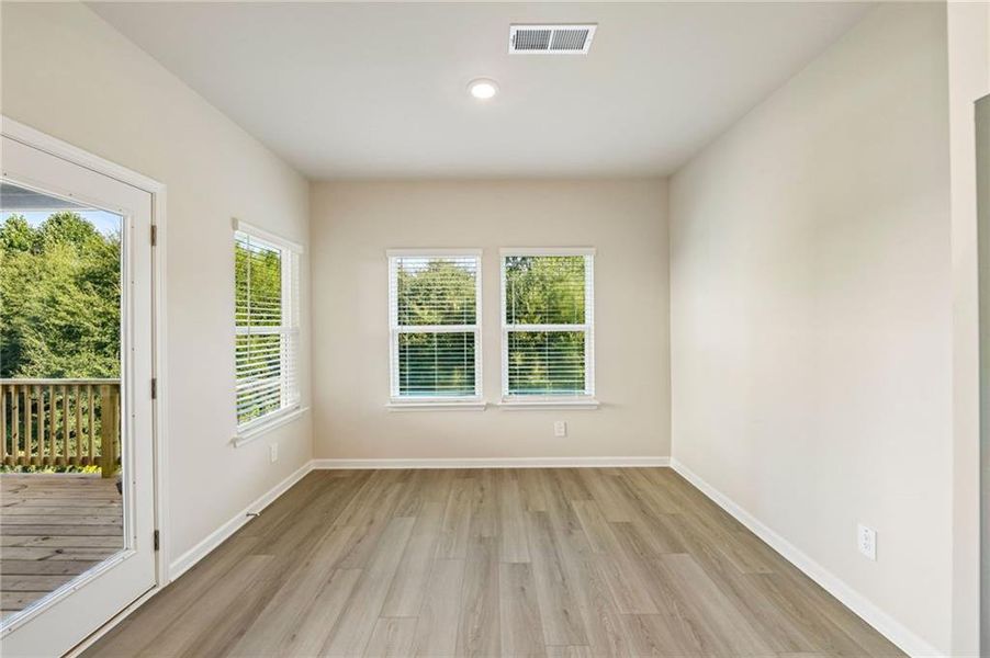 Spacious, unfurnished interior of a new home in Hemingway - Reserve Series, Cumming (Image 50). Spacious, unfurnished interior of a new home in Hemingway - Reserve Series, Cumming (Image 50).