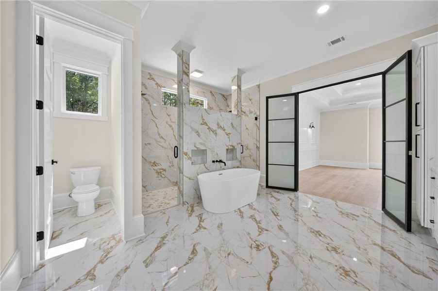 Furnished interior view inside a new home in , Monroe (Image 16).