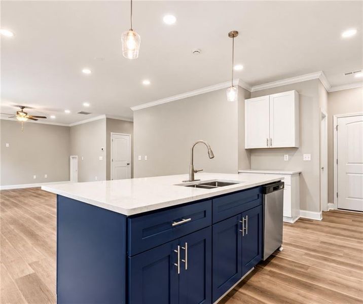 Furnished interior view inside a new home in , Douglasville (Image 9).