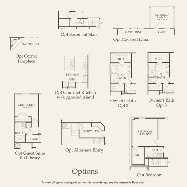 2D floor plan layout for the Continental by Pulte Homes in Independence at Carter's Station, Columbia, TN (Image 5).