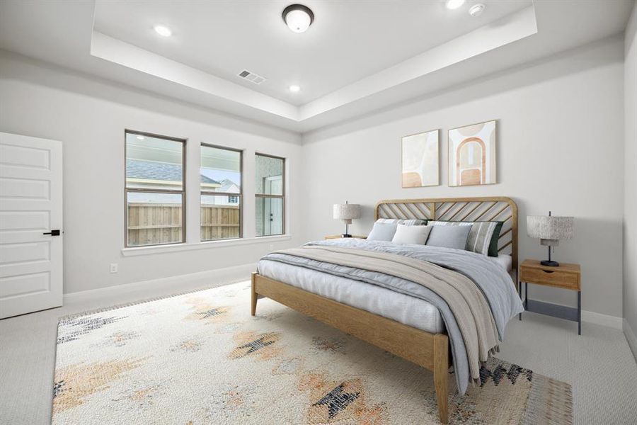 Furnished interior view inside a new home in Talia – Garden Series, Mesquite (Image 6).