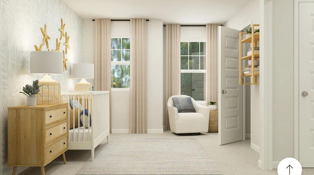 Furnished interior view inside a new home in Dawson Pointe, Summerville (Image 13). Furnished interior view inside a new home in Dawson Pointe, Summerville (Image 13).