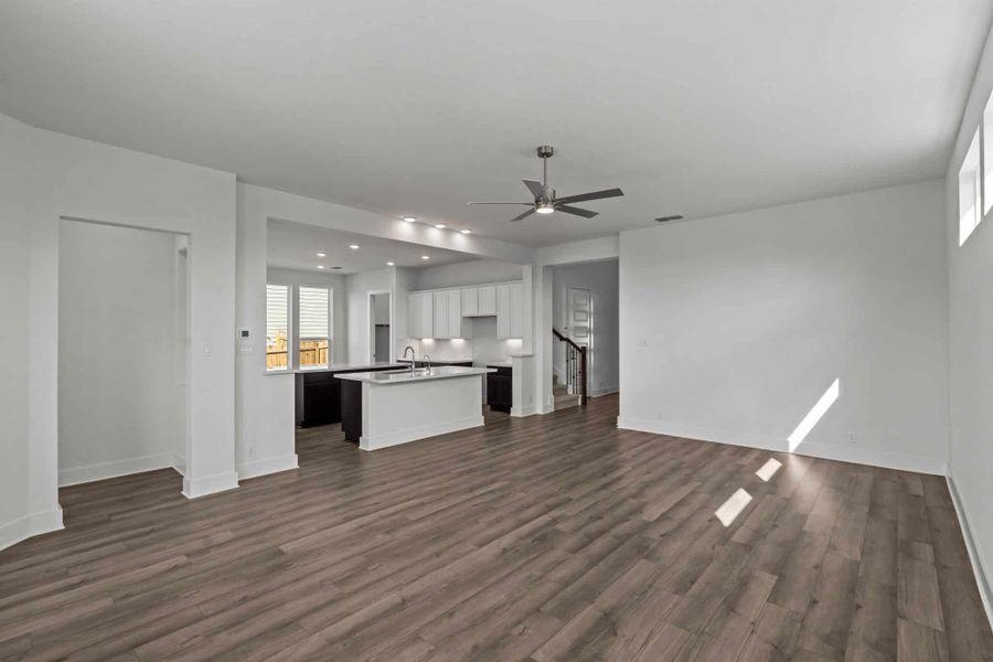Spacious, unfurnished interior of a new home in Buffalo Crossing – New Phase Now Preselling, Cibolo (Image 23).