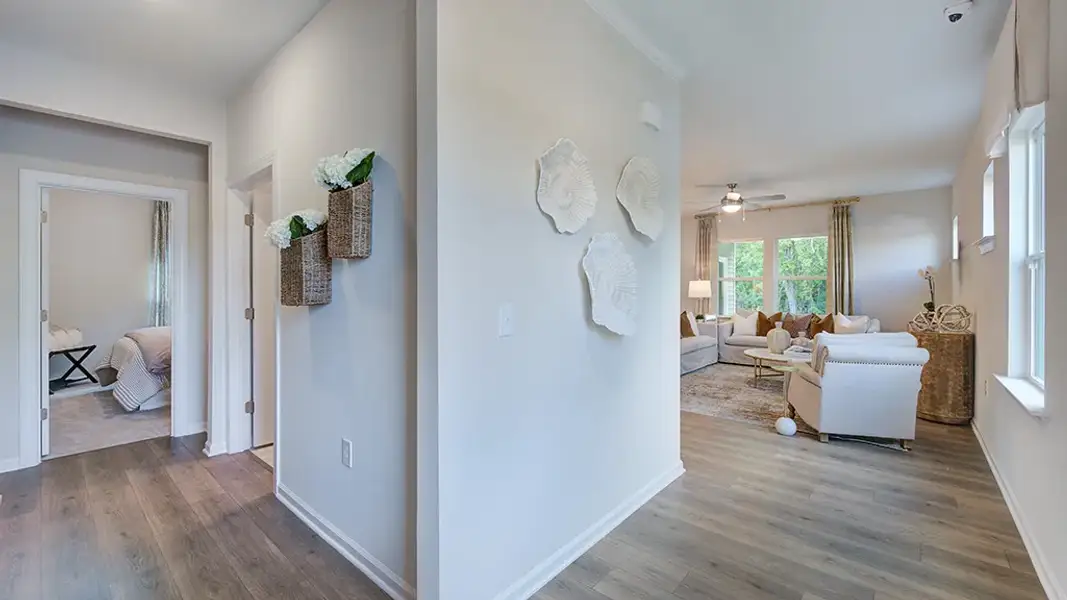 Furnished interior view inside a new home in Camden, Angier (Image 18). Furnished interior view inside a new home in Camden, Angier (Image 18).