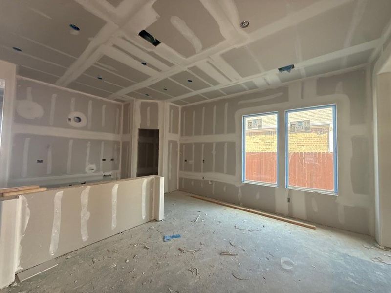 In-progress construction of a new home in Morningstar, Aledo, TX (Image 6).