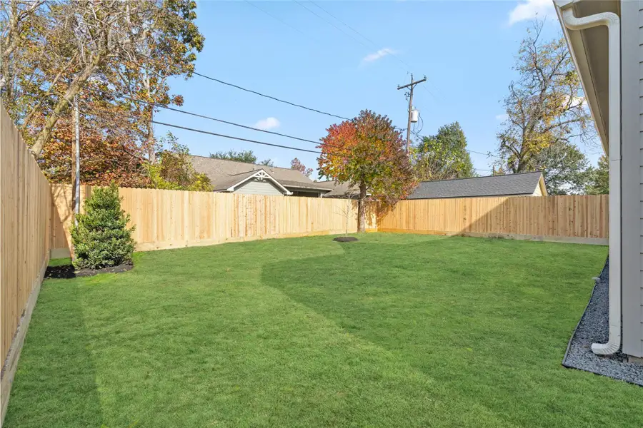 Exterior details and patio area of a home in , Houston (Image 4).
