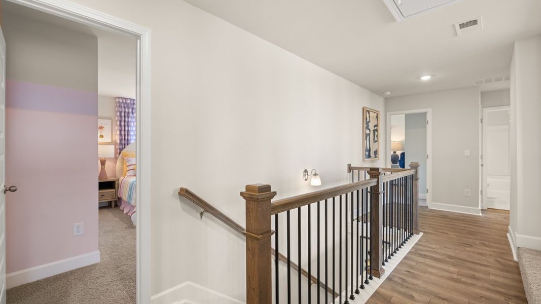Representative furnished interior of a home built from the Savannah by D.R. Horton in Evergreen Crossing, Locust Grove (Image 31).