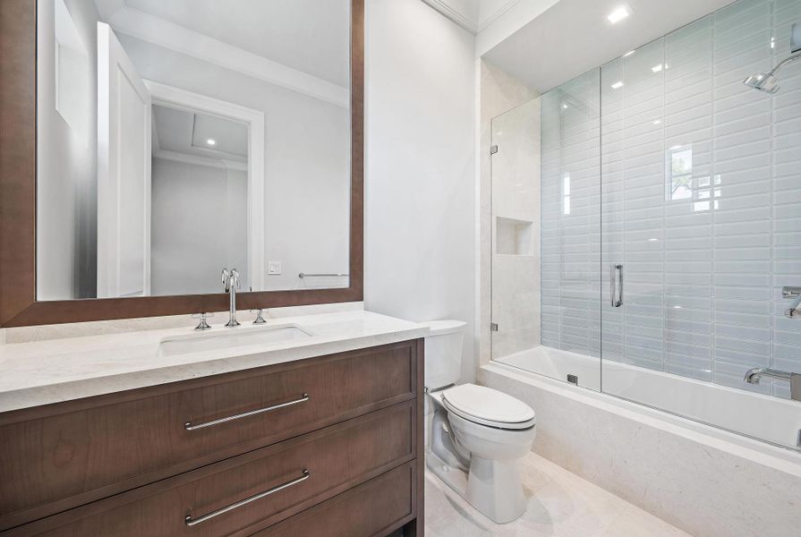 Furnished interior view inside a new home in , Delray Beach (Image 10).