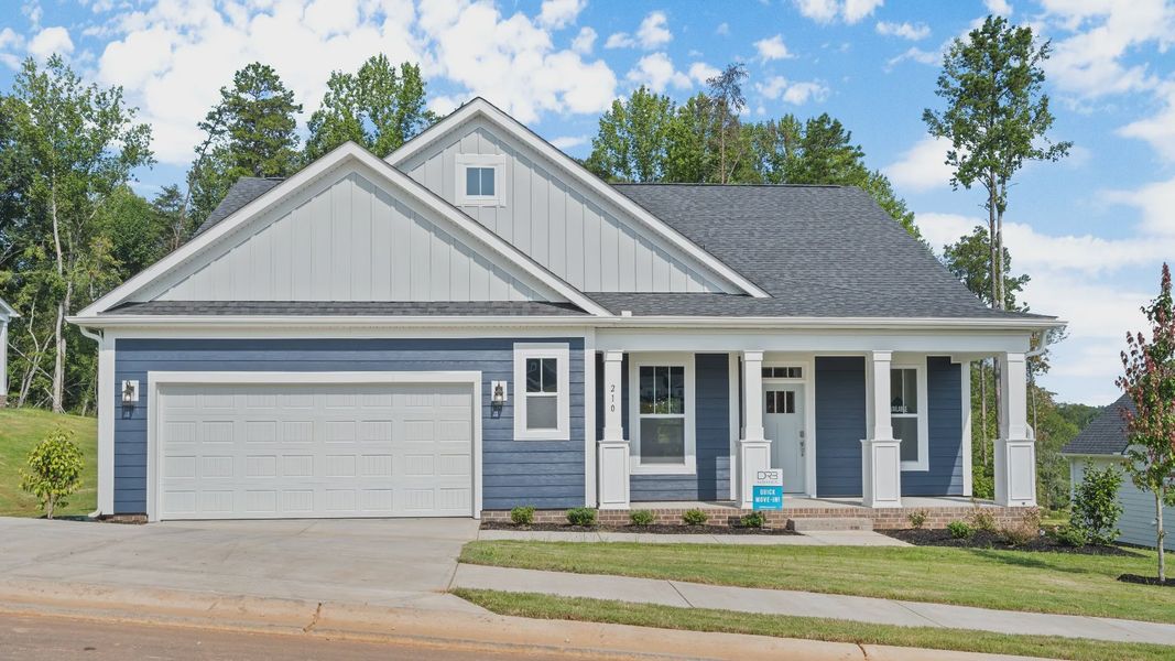 Representative exterior photo of a completed home built from the Oakleigh - Finished Basement by DRB Homes in Pinebrook, Woodruff, SC (Image 21).