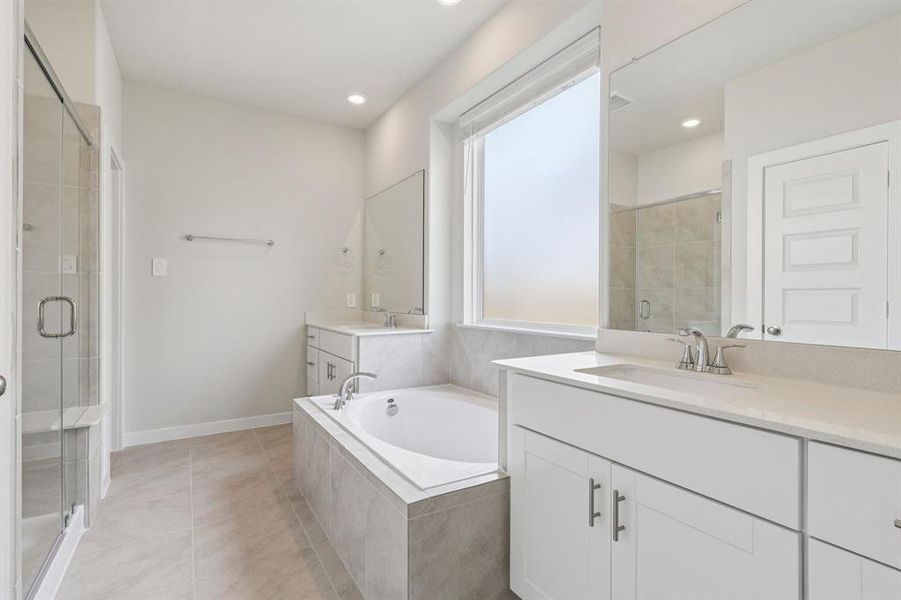 Furnished interior view inside a new home in Kingdom Heights, Rosenberg (Image 16). Furnished interior view inside a new home in Kingdom Heights, Rosenberg (Image 16).