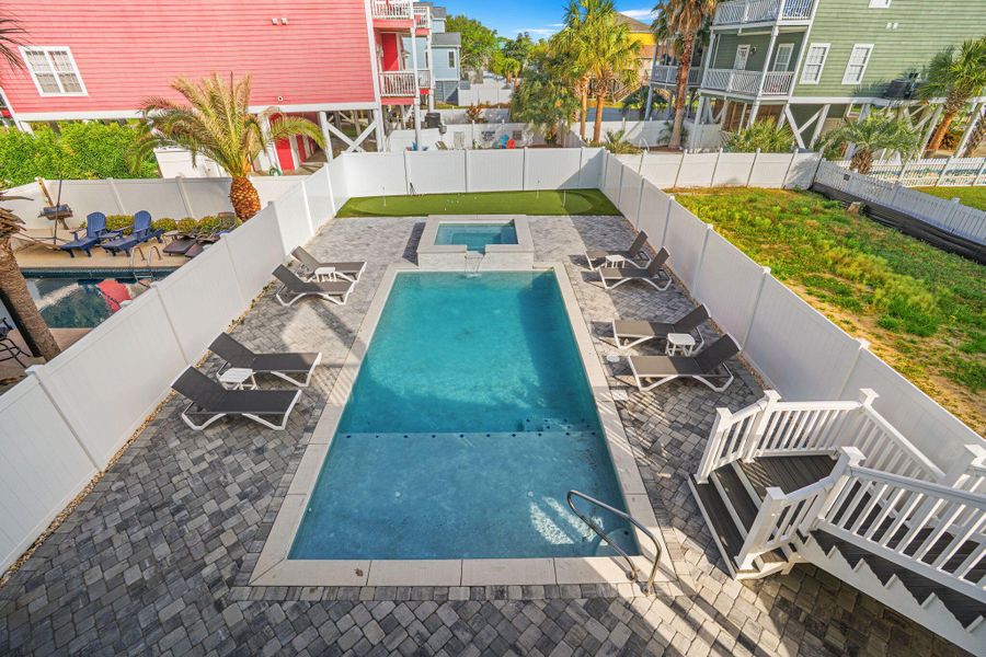 Exterior details and patio area of a home in , Murrells Inlet (Image 28).