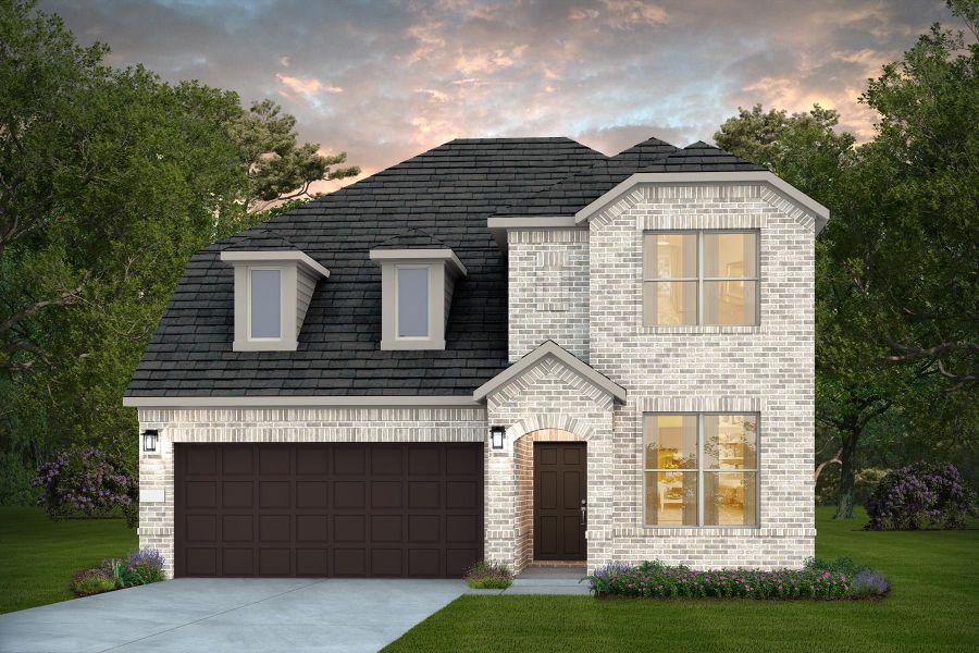 Representative exterior photo of a completed home built from the Needham by Pulte Homes in Davis Ranch, San Antonio, TX (Image 2). Representative exterior photo of a completed home built from the Needham by Pulte Homes in Davis Ranch, San Antonio, TX (Image 2).