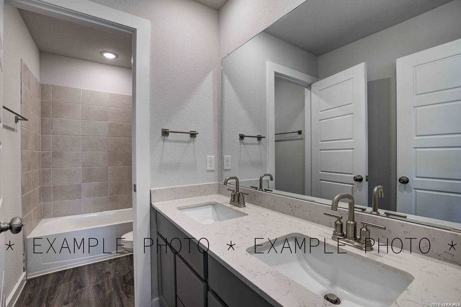 Furnished interior view inside a new home in Garden Grove, San Antonio (Image 4). Furnished interior view inside a new home in Garden Grove, San Antonio (Image 4).