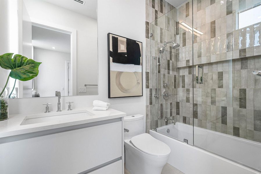 Furnished interior view inside a new home in , Delray Beach (Image 24).