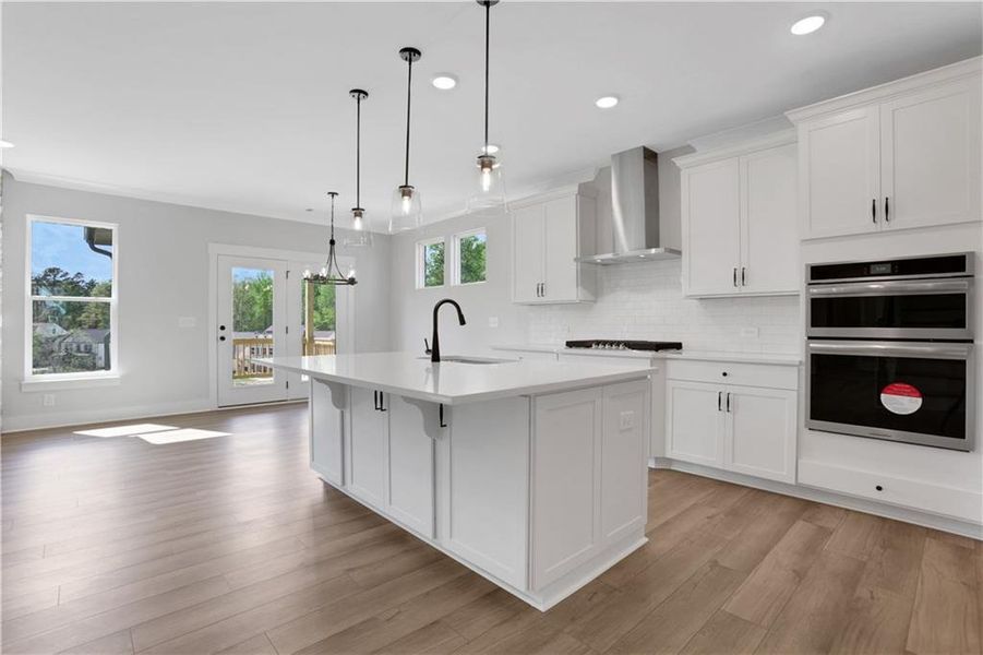 Furnished interior view inside a new home in Cambridge, Flowery Branch (Image 9).