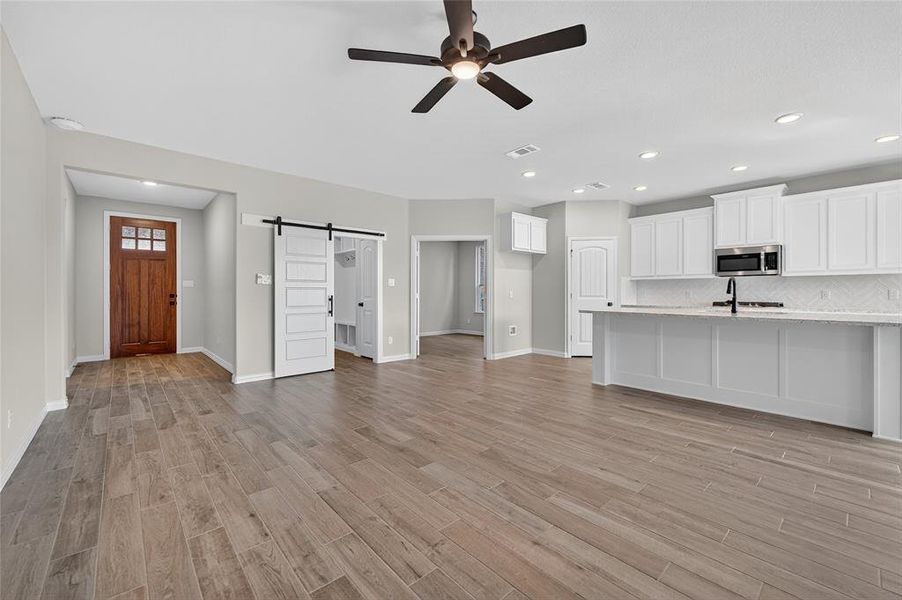 Spacious, unfurnished interior of a new home in Northstar, Haslet (Image 37). Spacious, unfurnished interior of a new home in Northstar, Haslet (Image 37).