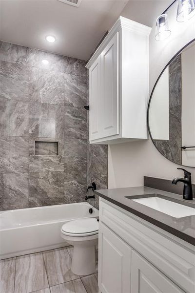 Furnished interior view inside a new home in , Aledo (Image 12).