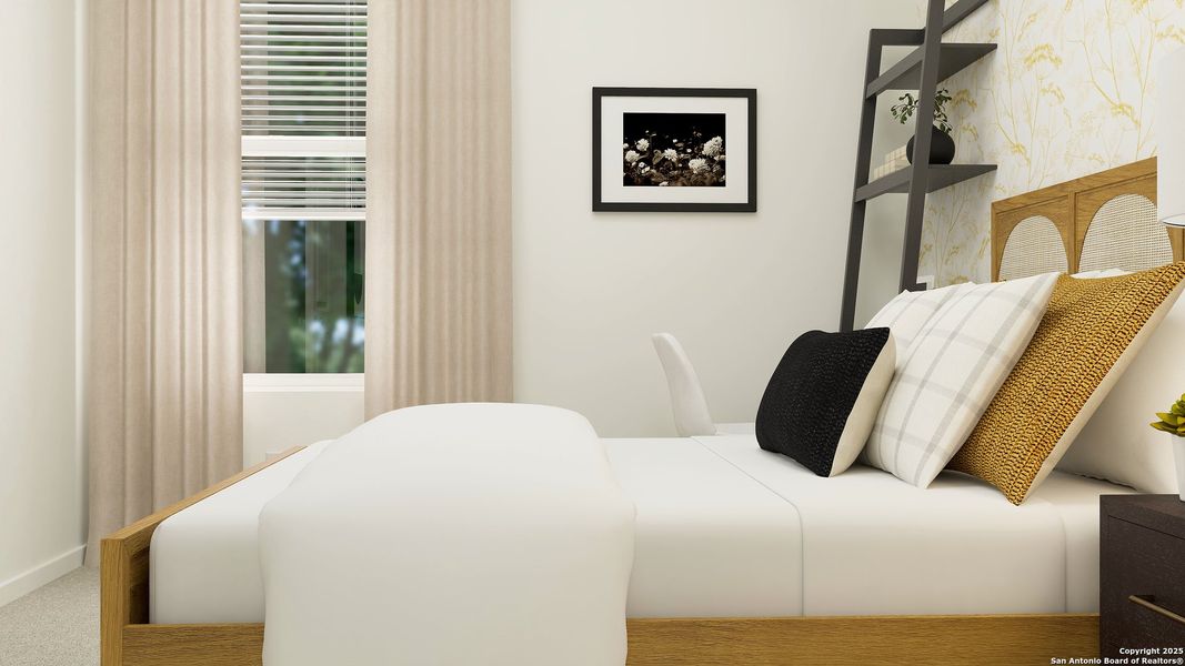 Furnished interior view inside a new home in Morgan Meadows, San Antonio (Image 23).