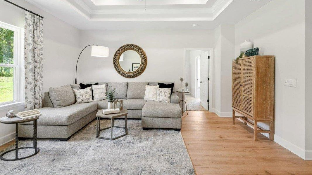 Representative furnished interior of a home built from the The Rhett by D.R. Horton in Pine Dove Estates, Tallahassee (Image 10). Representative furnished interior of a home built from the The Rhett by D.R. Horton in Pine Dove Estates, Tallahassee (Image 10).