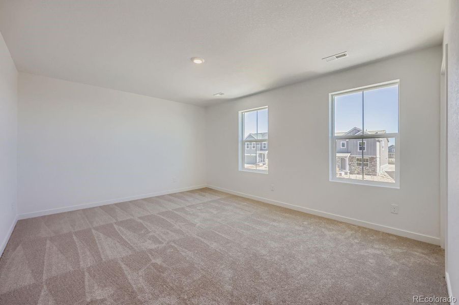 Spacious, unfurnished interior of a new home in Percheron: The Camden Collection, Colorado Springs (Image 11). Spacious, unfurnished interior of a new home in Percheron: The Camden Collection, Colorado Springs (Image 11).