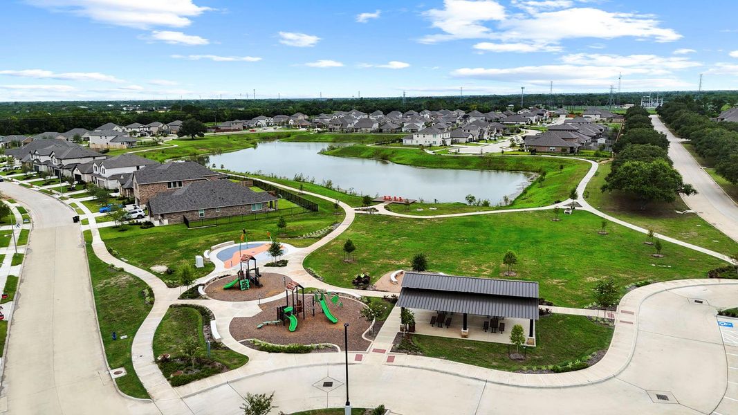 Enjoy the tranquility of nature without sacrificing your commute. Nestled in sought-after Pearland, Massey Oaks offers scenic lakes, serene trails, and inviting parks—paired with everyday convenience just minutes away. Come home to the trees, and experience a lifestyle rooted in comfort and connection.