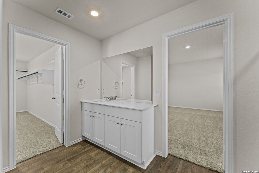 Furnished interior view inside a new home in Laurel Vistas, San Antonio (Image 5). Furnished interior view inside a new home in Laurel Vistas, San Antonio (Image 5).