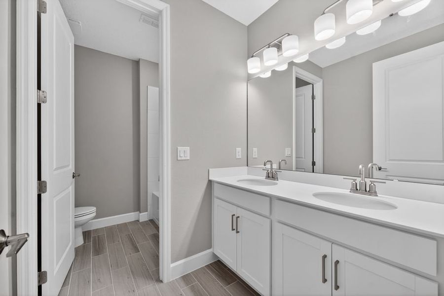 Furnished interior view inside a new home in Headwaters at Lofton Creek, Yulee (Image 14).