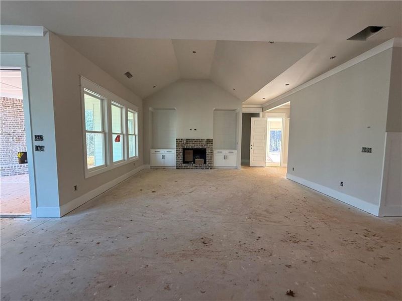 In-progress construction of a new home in , Pendergrass, GA (Image 37).