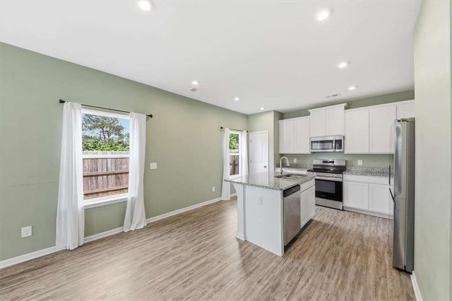 Furnished interior view inside a new home in , Cartersville (Image 5). Furnished interior view inside a new home in , Cartersville (Image 5).