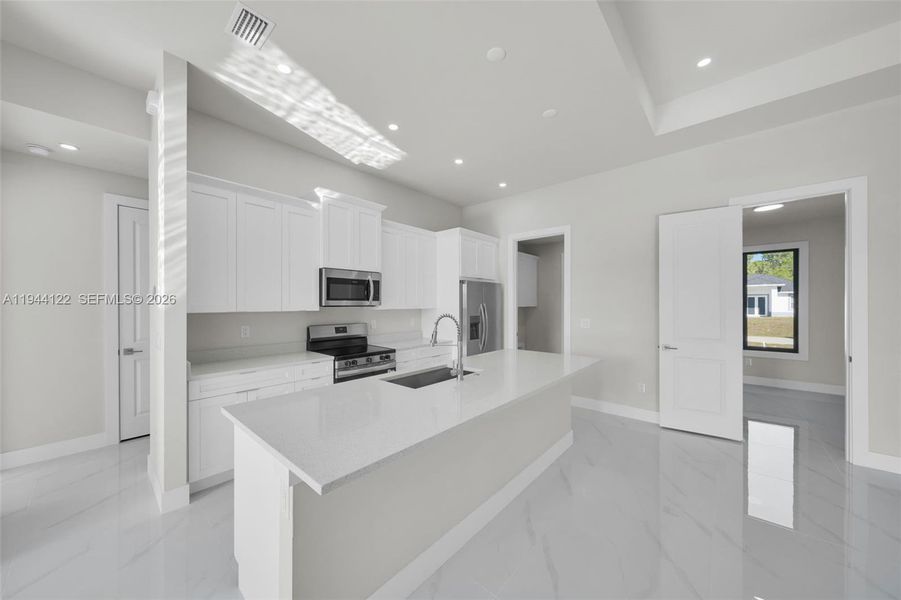 Furnished interior view inside a new home in , Lehigh Acres (Image 7).