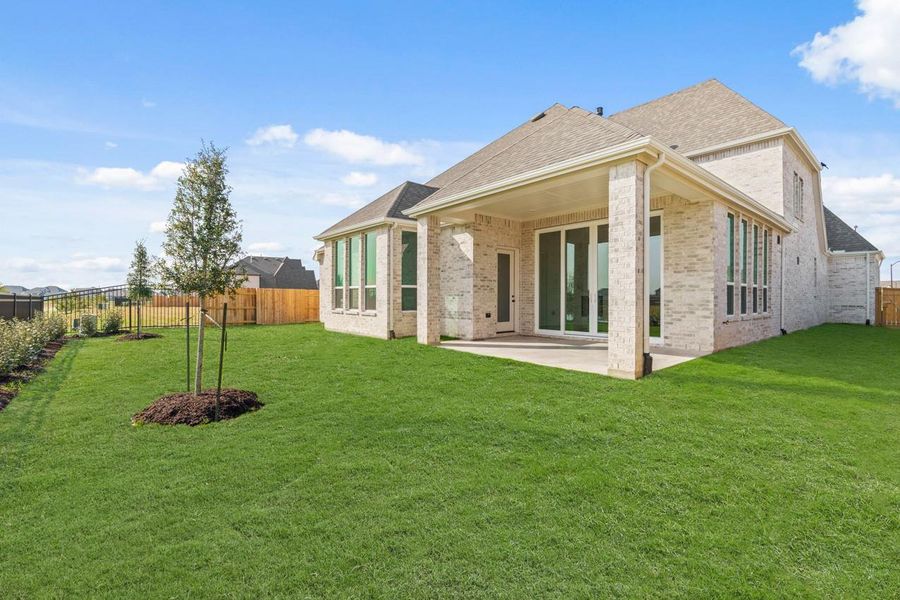 Exterior details and patio area of a home in Kresston: 55ft. lots, Magnolia (Image 15). Exterior details and patio area of a home in Kresston: 55ft. lots, Magnolia (Image 15).