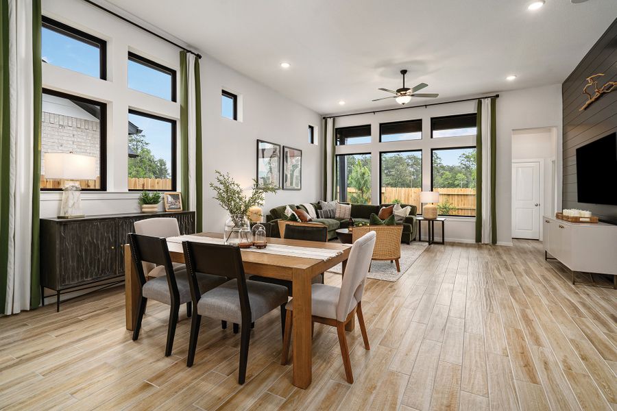 Furnished interior view inside a new home in Audubon 45' Homesites, Magnolia (Image 7).