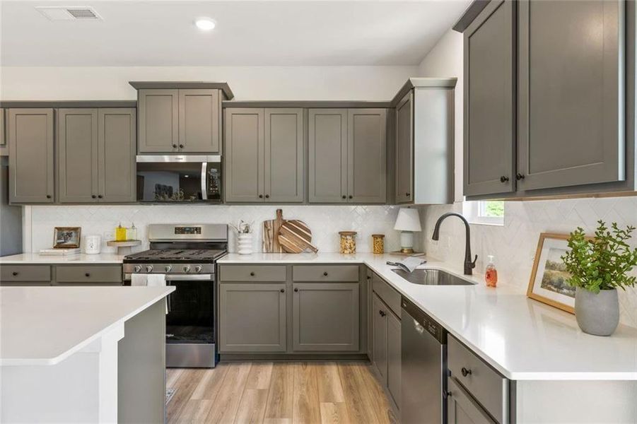 Furnished interior view inside a new home in Hawthorne Reserve, Dallas (Image 31).