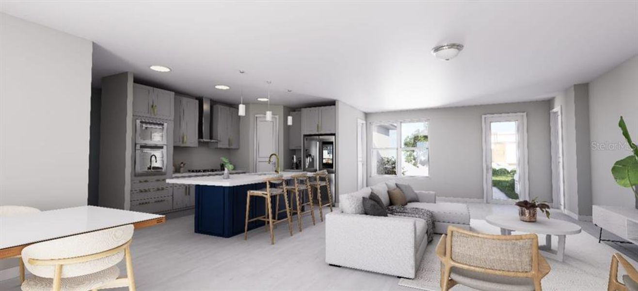 Furnished interior view inside a new home in , Ocala (Image 4). Furnished interior view inside a new home in , Ocala (Image 4).