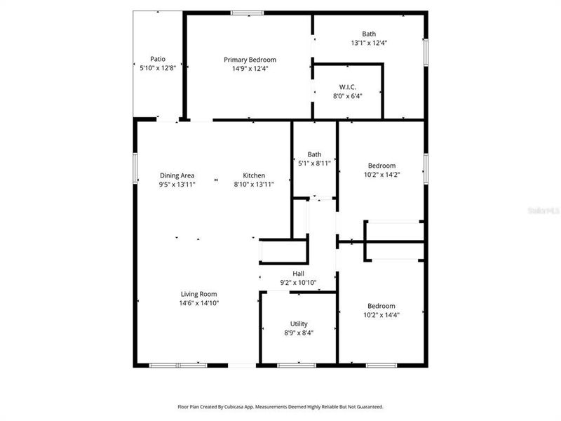2D floor plan layout of this home in , Gainesville, FL (Image 5).
