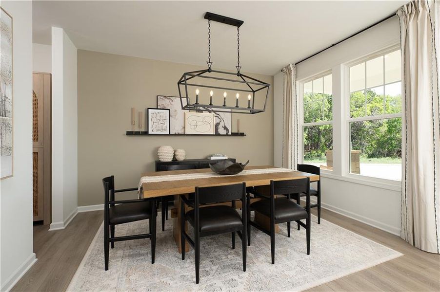 Furnished interior view inside a new home in The Estates at Casteel, Bethlehem (Image 10). Furnished interior view inside a new home in The Estates at Casteel, Bethlehem (Image 10).