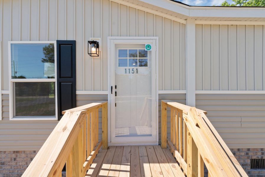 Exterior details and patio area of a home in , Bonneau (Image 17). Exterior details and patio area of a home in , Bonneau (Image 17).