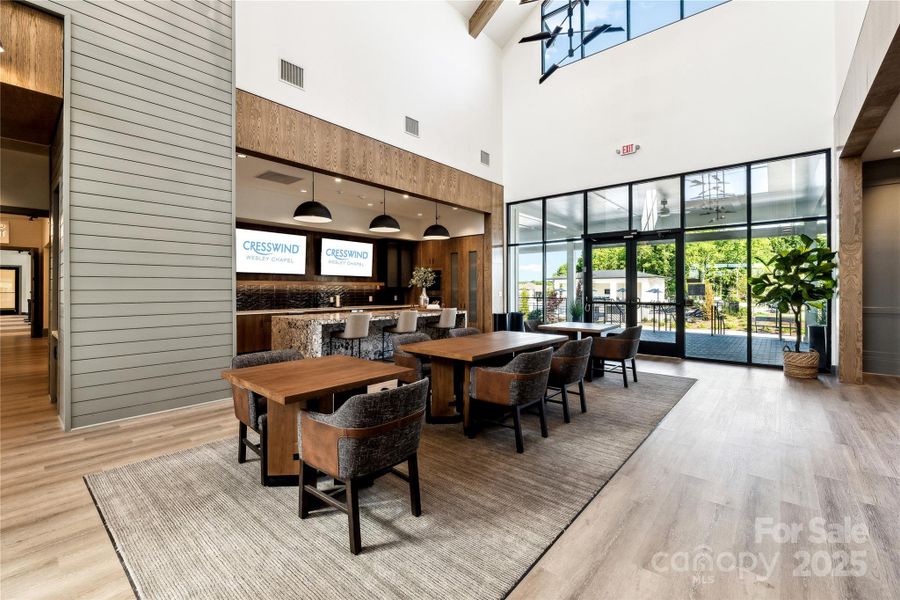 Furnished interior view inside a new home in Cresswind Wesley Chapel, Monroe (Image 10).