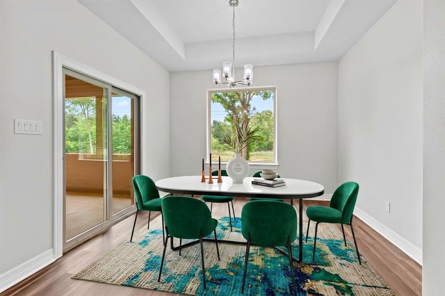 Furnished interior view inside a new home in , Lindale (Image 16).