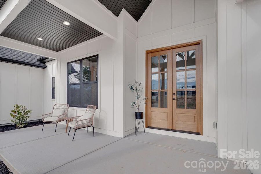 Exterior details and patio area of a home in , Lincolnton (Image 4).