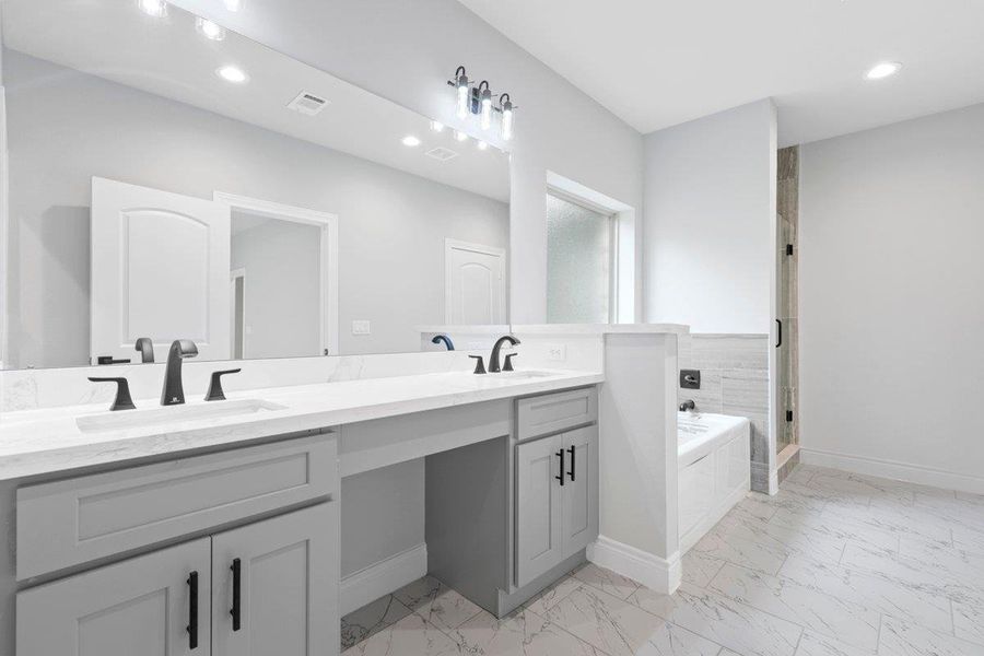 Furnished interior view inside a new home in , Bastrop (Image 12).