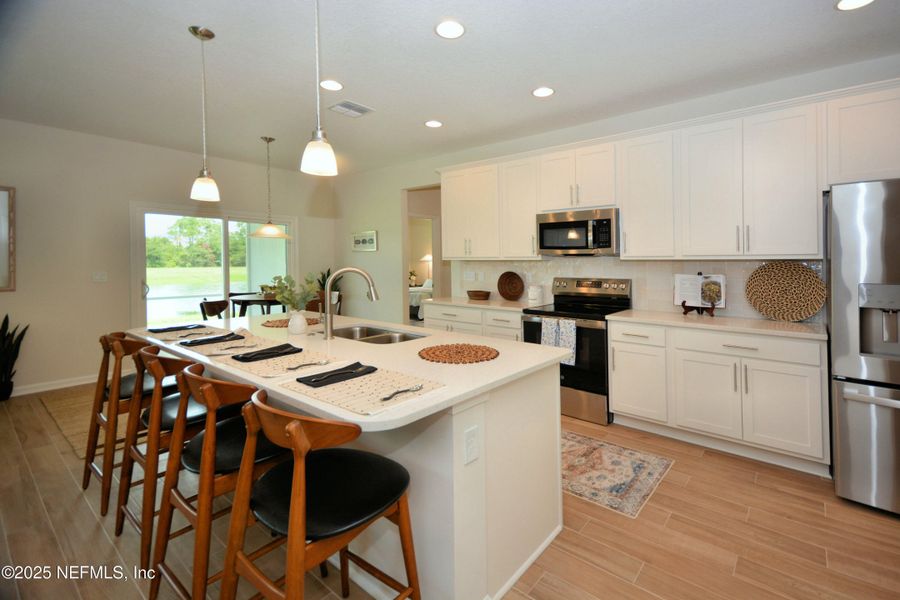 Furnished interior view inside a new home in , Jacksonville (Image 24).