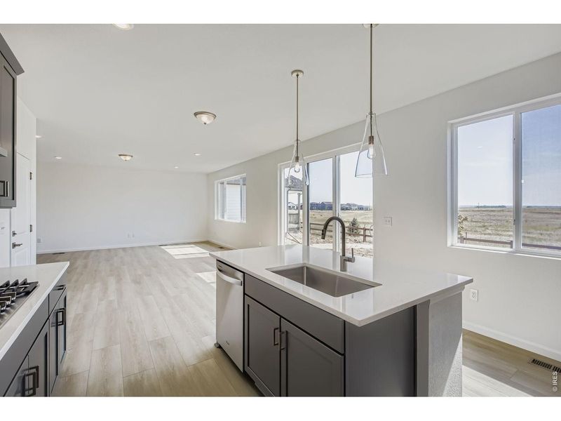 Furnished interior view inside a new home in Country Club Reserve, Fort Collins (Image 14).