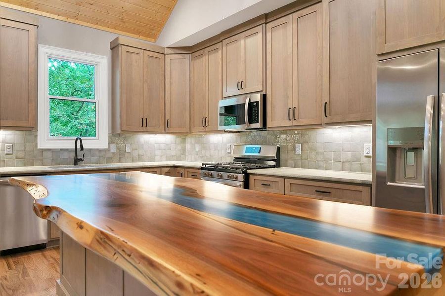 Furnished interior view inside a new home in , Brevard (Image 10).