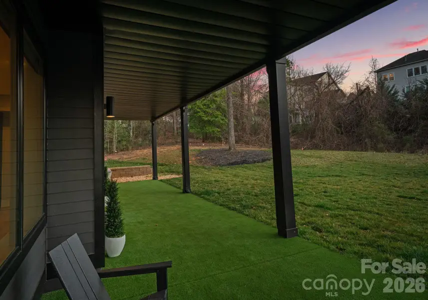 Exterior details and patio area of a home in , Charlotte (Image 30).