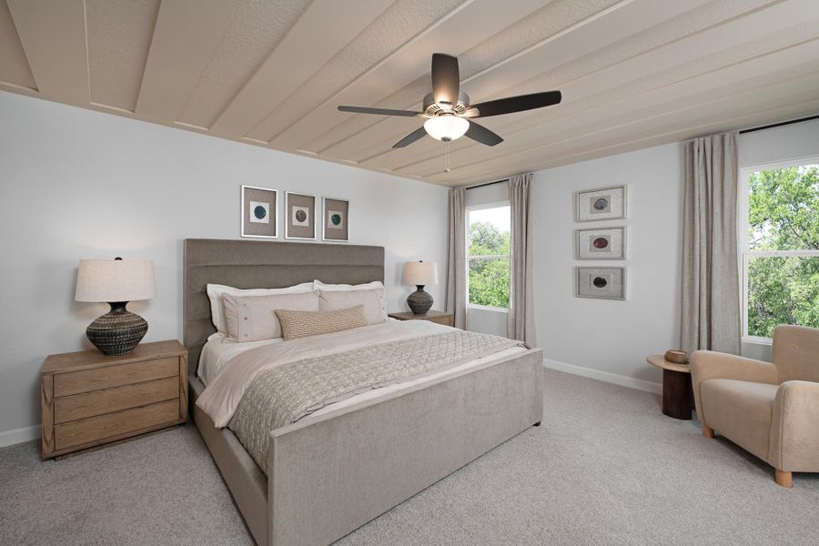 Representative furnished interior of a home built from the Wyatt by Ashton Woods in Hennersby Hollow, San Antonio (Image 8).