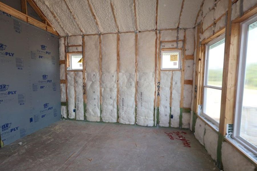 In-progress construction of a new home in Grange 45' Homesites, Katy, TX (Image 27).